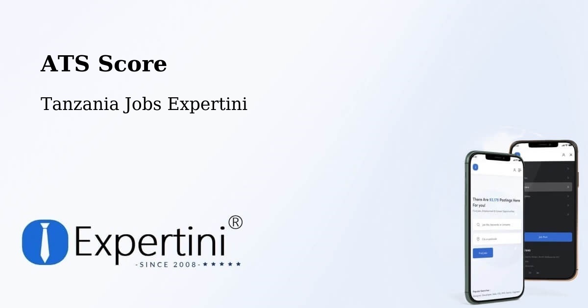Resume ATS Score & Job Description Match Tool – Bugarama - Tanzania Jobs Expertini